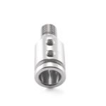 GSTP Car Silver Tone Gear Shift Knob Adapter Fit for Non Threaded Shifter - Image 11