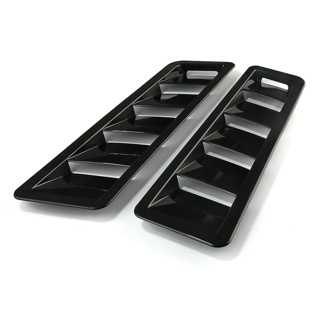 1_49cd4128-f550-4359-9b6b-0568cc5caa37 2PCS Universal Car Hood Vent Louver Scoop Cover Air Flow Intake Cooling Panel - Image 1