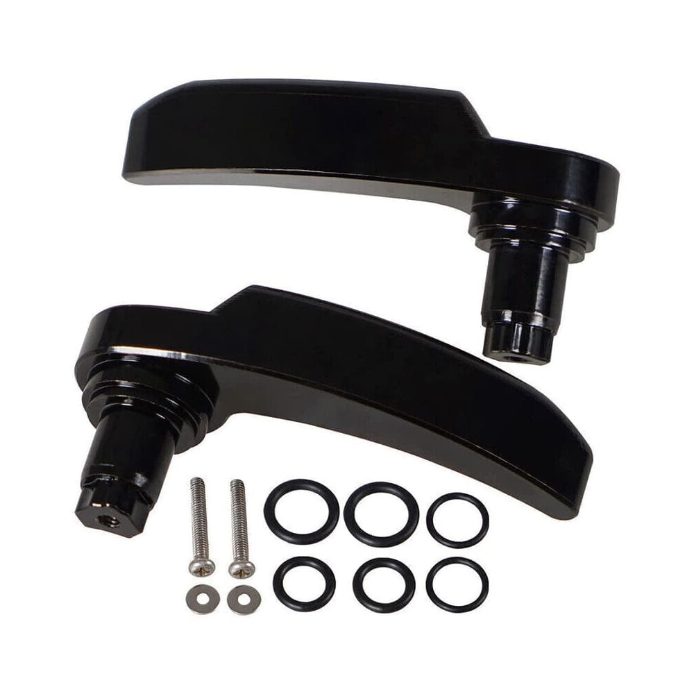 1_a5a6b274-fffe-4bee-9d34-3d22ffcfa1bb Motorcycle Saddle Bag Latch Kit for Harley-Davidson Road King 2014-2021 Black - Image 1