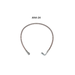 Turbo Oil Feed Line 48" Steel Braided 4AN 90 Degree Straight Hose - Image 9
