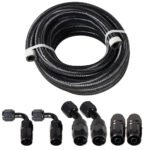 10/16/20FT 6AN CPE Fuel line Hose Braided Nylon Stainless Steel Oil Gas - Image 10