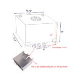 GSTP 15 Gallon Aluminum Street/Drift/Strip/Racing Fuel Cell Gas Tank+ Level Sender - Image 7
