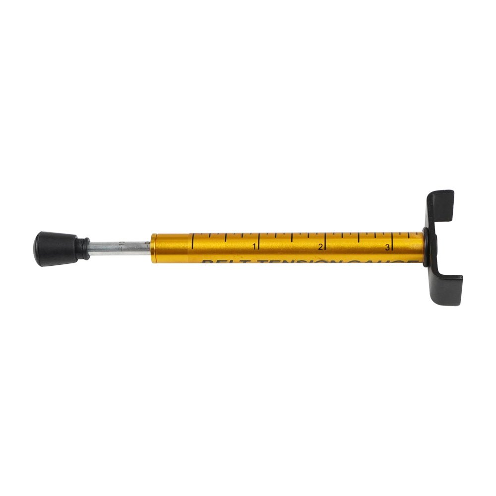 DSC09245 Belt Tension In Gauge, Adjustable 10 Pounds, with L Shaped Pad, Motorcycle Belt Tension Tool - Image 1
