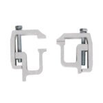 4 PCS Truck Cap Topper Camper Shell Mounting Clamps Heavy Duty Aluminum Silver - Image 5