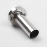Universal 3.5" to 4.5" Round Steel Removable Catback Exhaust System Muffler Tip Silencer