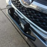 23" Bull Bar Front Bumper License Plate Holder Mount Bracket for LED Light Bar - Image 8