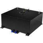 20 Gallon Aluminum Race Drift Fuel Cell cap Tank Level Sender Black - Image 3