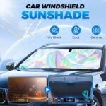 Laser Reflective Car Windshield Sun Shade – Ultimate Interior Protection & Cooling for Sedans. SUVs & MPVs - Image 4