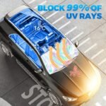 Laser Reflective Car Windshield Sun Shade – Ultimate Interior Protection & Cooling for Sedans. SUVs & MPVs - Image 6