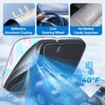 Laser Reflective Car Windshield Sun Shade – Ultimate Interior Protection & Cooling for Sedans. SUVs & MPVs - Image 7