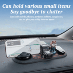 Woyuosn Multifunction Car Mat with Phone Holder Hidden Number Plate - Image 2